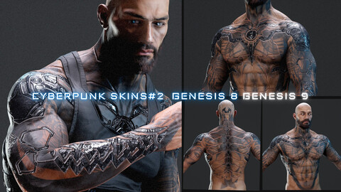 DAZ CYBERPUNK FOR GENESIS 8 MALE AND G9