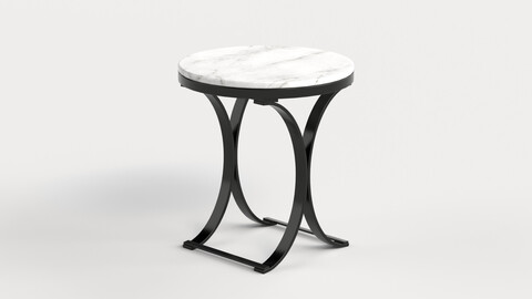 Table 4 Modern Marble Top Side Table