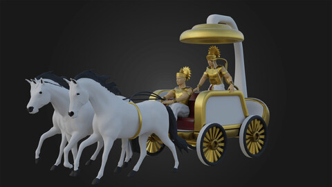 Krishna Arjuna Chariot Mahabharata