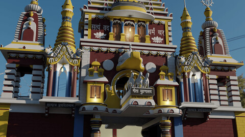 Gita Press Gate - Temple Entrance