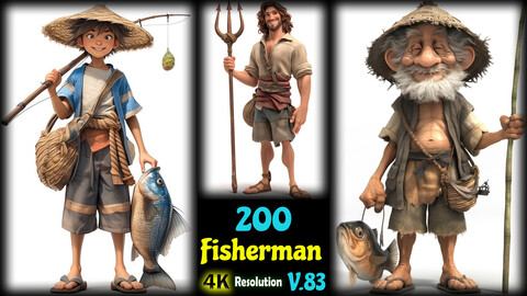 200 Fisherman - 4K Resolution - V.83