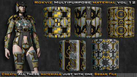 Rokviz multi-purpose Material vol.12