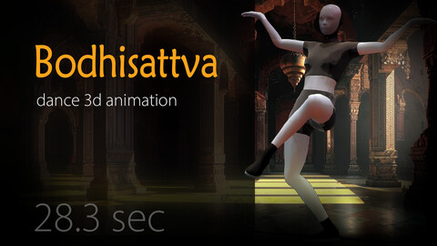 dance: Bodhisattva. Indian - animation loop ( 78bpm ) :: FBX + UE assets pack :: by MocapDancer