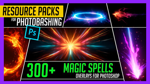 300+ Magic Spell Overlay Effects Resources for Concept Art