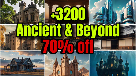 +3200 Ancient & Beyond Environment Concepts (4k)