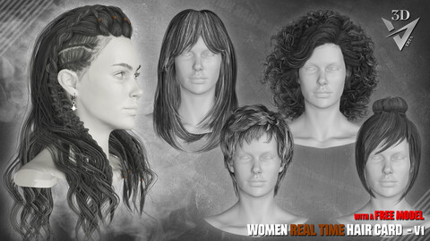 Women Realtime Haircard Collection - V1