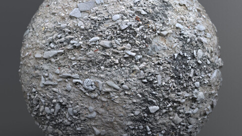 Concrete Plastered Wall 08195 – PBR Material Gamestekstures.com