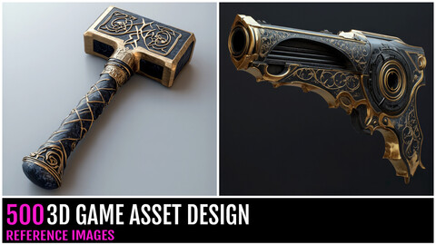 500 3D GAME ASSET DESIGN