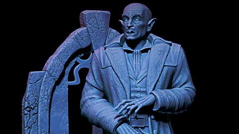 Nosferatu Figurine | Nosferatu 3D model | vampire| urban legend | demon | gothic