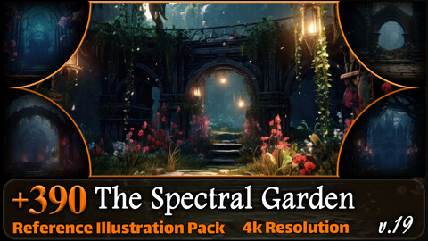 390 The Spectral Garden Reference Pack | 4K | v.19