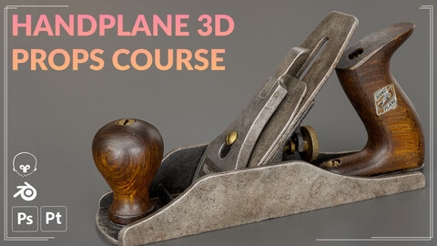 Handplane 3D Hero prop Asset Course