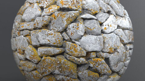 Stone Wall 08434 – PBR Material Gamestekstures.com