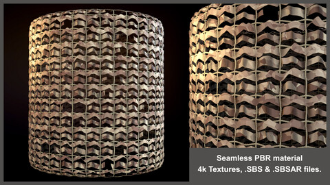 Sand Camouflage Net Substance material