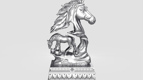 Horse Statue 3D-print file