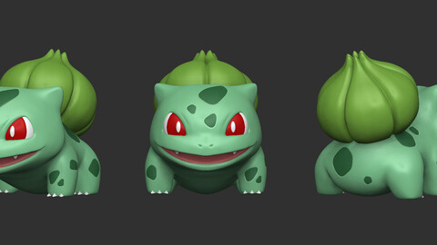 Bulbasaur 3D print model