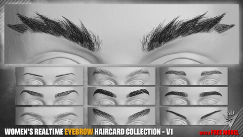 Women’s Realtime Eyebrow Haircard Collection - v1