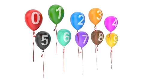 Number on Balloons