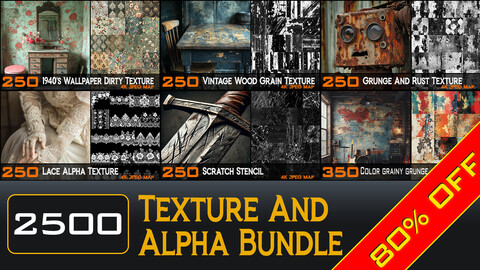 2500 Texture And Alpha - 80% OFF