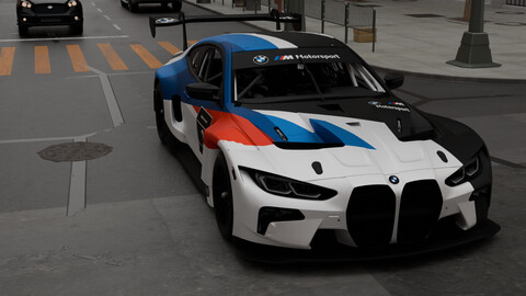 BMW M4 GT3 HQ Realistic 3D Car Model