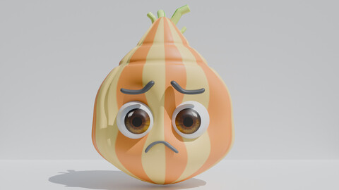 Onion Character 3D model