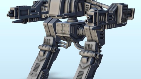 Uzsus combat robot (9) | STL for 3D Printing Printer | Hard Surface