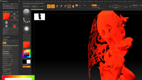 Reset Active Material Addon For ZBrush