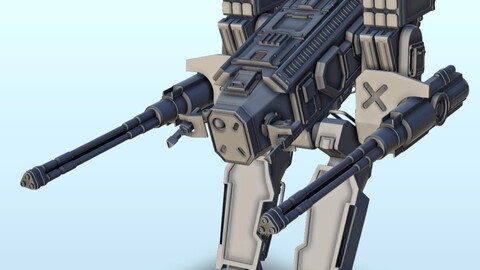 Xilmis combat robot (24) | STL for 3D Printing Printer | Hard Surface