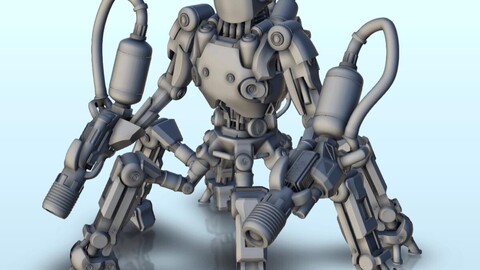 Ylos combat robot (29) | STL for 3D Printing Printer | Hard Surface