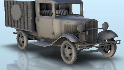 Ford Model 1929 AA | STL for 3D Printing Printer | Hard Surface