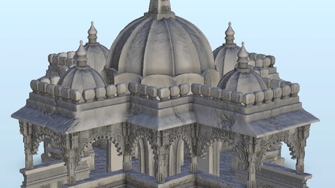 Indian temple 3 | STL for 3D Printing