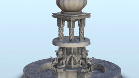 Indian fancy fountain | STL for 3D Printing