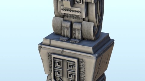 Mesoamerican totem 1 | STL for 3D Printing