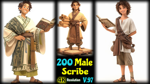 200 Male Scribe - 4K Resolution - V.97