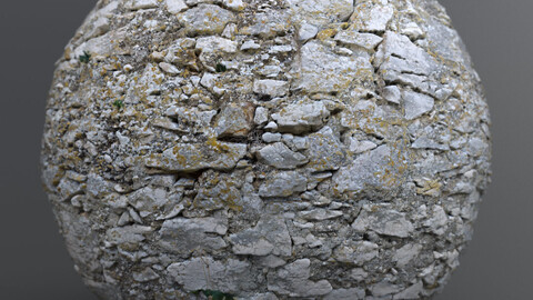 Rustic Stone Wall 08448 – PBR Material GamesTextures.com