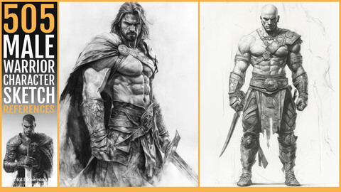 505 Male Warrior Character Sketch