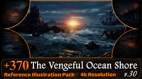 370 The Vengeful Ocean Shore Reference Pack | 4K | v.30