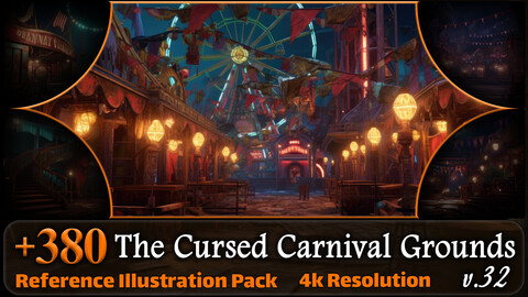 380 The Cursed Carnival Grounds Reference Pack | 4K | v.32