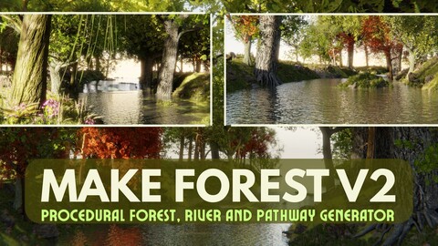 Make Forest - Version 2 (Geometry Nodes Forest Generator for Blender)