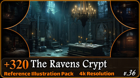 320 The Ravens Crypt Reference Pack | 4K | v.36