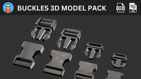 Buckles 3D Model Pack