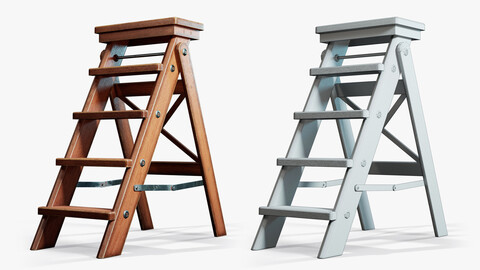 Step Ladder Folding Wooden