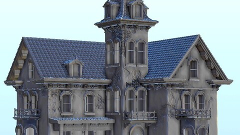 Baroque manor 11 | STL for 3D Printing Printer | Hard Surface