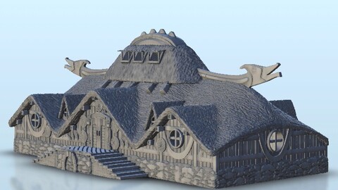 Viking house 26 | STL for 3D Printing Printer | Hard Surface