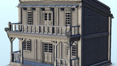 Wild West bank 18 | STL for 3D Printing Printer | Hard Surface