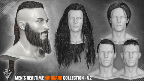 Men's Realtime Haircard Collection - v2