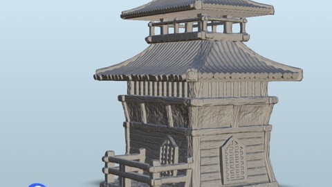 Oriental outpost 1 | STL for 3D Printing Printer | Hard Surface