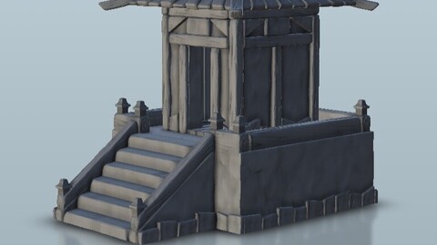 Oriental altar 7 | STL for 3D Printing Printer | Hard Surface