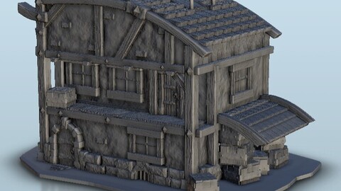 Medieval workshop 1 | STL for 3D Printing Printer | Hard Surface