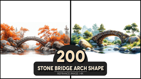 Stone Bridge Arch Shape 4K Reference/Concept Images