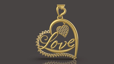 Heart Pendant - 0083